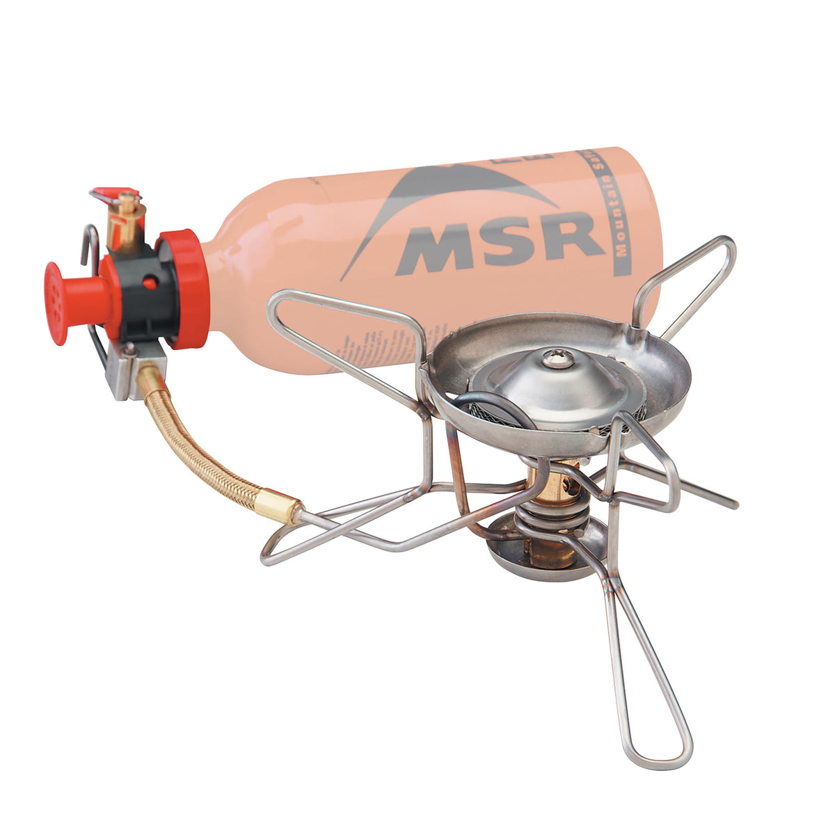 MSR WhisperLite Compact stove assembly in the field for reliable cooking