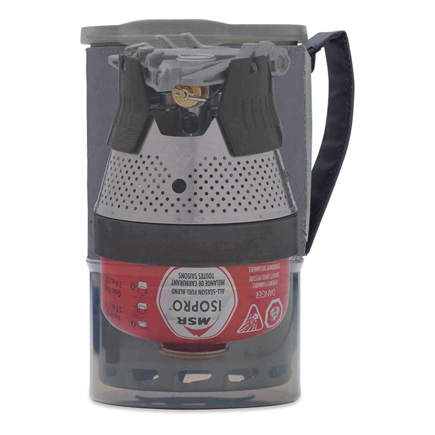 MSR WindBurner 1.0 L hard-anodized pot for compact backpacking cooking.