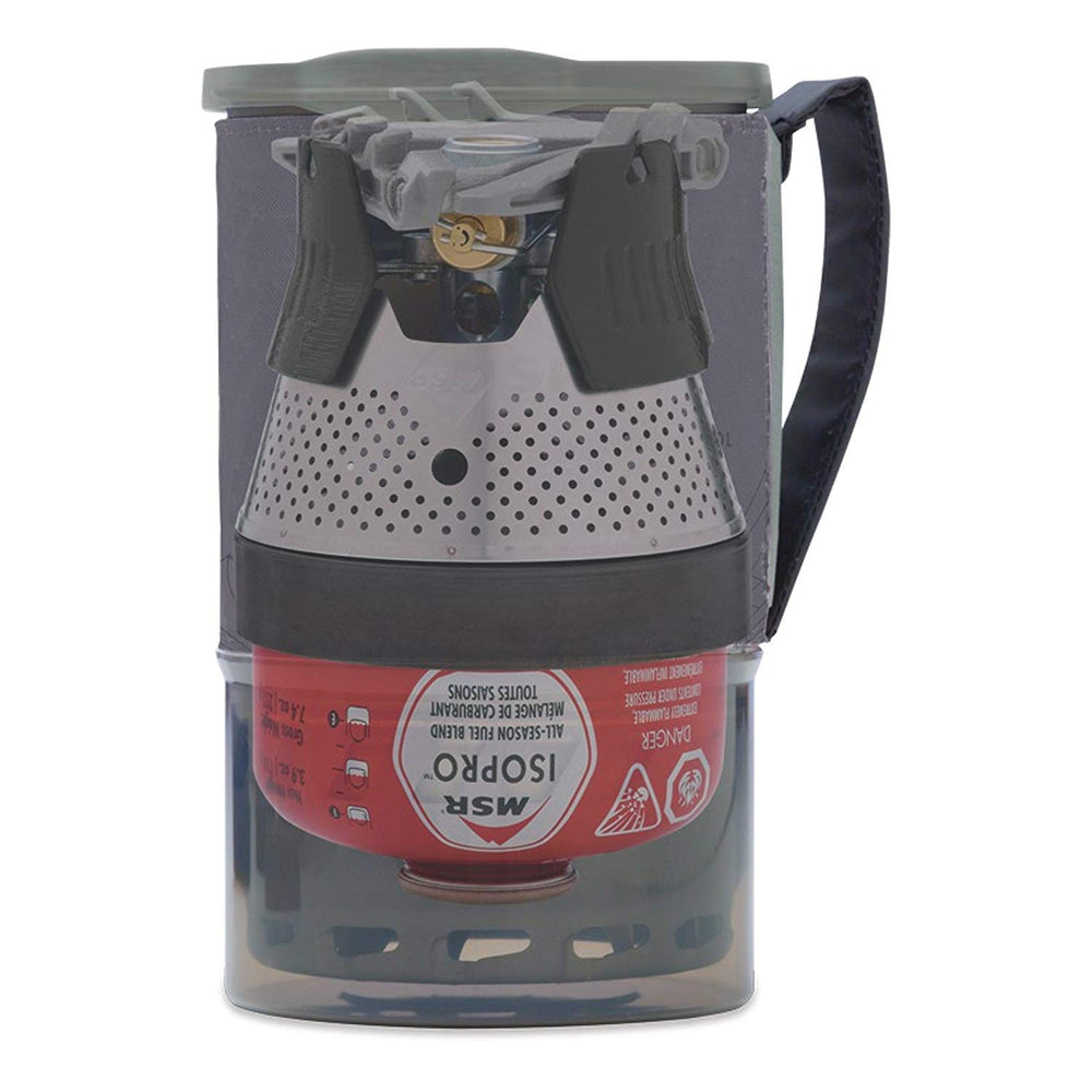 MSR WindBurner 1.0 L hard-anodized pot for compact backpacking cooking.