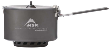 MSR WindBurner 2.5L sauce pot nest for group meals on backcountry trips.