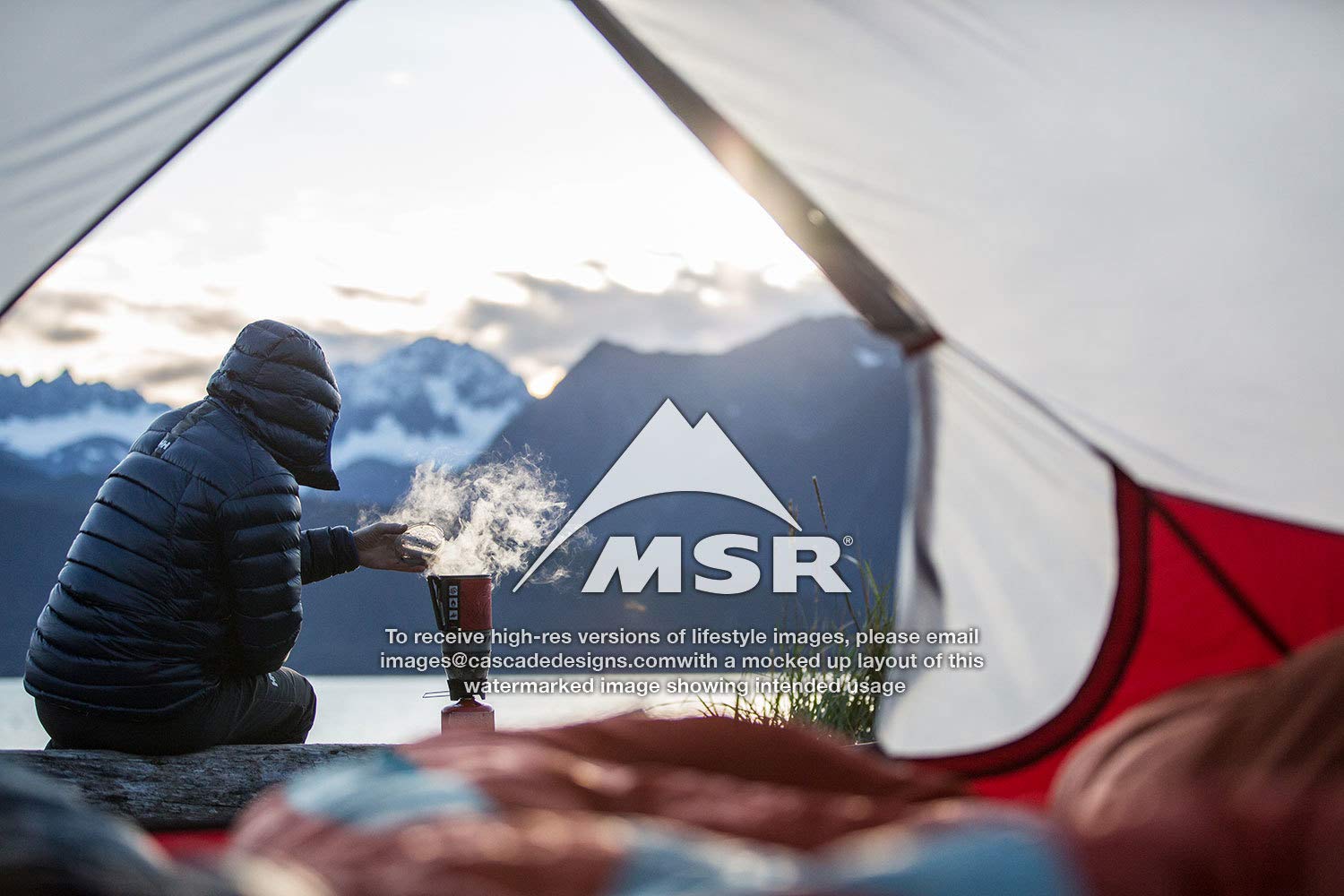 MSR WindBurner campsite stove setup delivering reliable performance in wind.