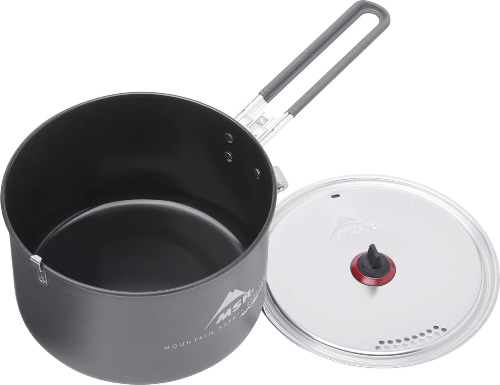 MSR WindBurner ceramic nonstick coating eases outdoor cooking and cleanup.