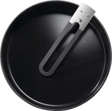 Fusion ceramic nonstick coating on MSR skillet aids easy cooking and cleanup outdoors