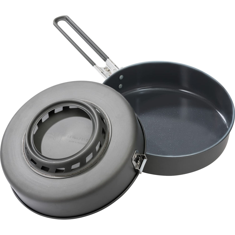 MSR WindBurner Combo compact nesting design for easy packing.