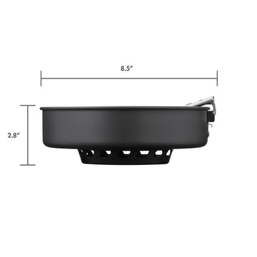 MSR WindBurner Combo remote canister design enhances stability and safety.