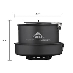 MSR WindBurner Combo windproof burner enables fast boils in wind.