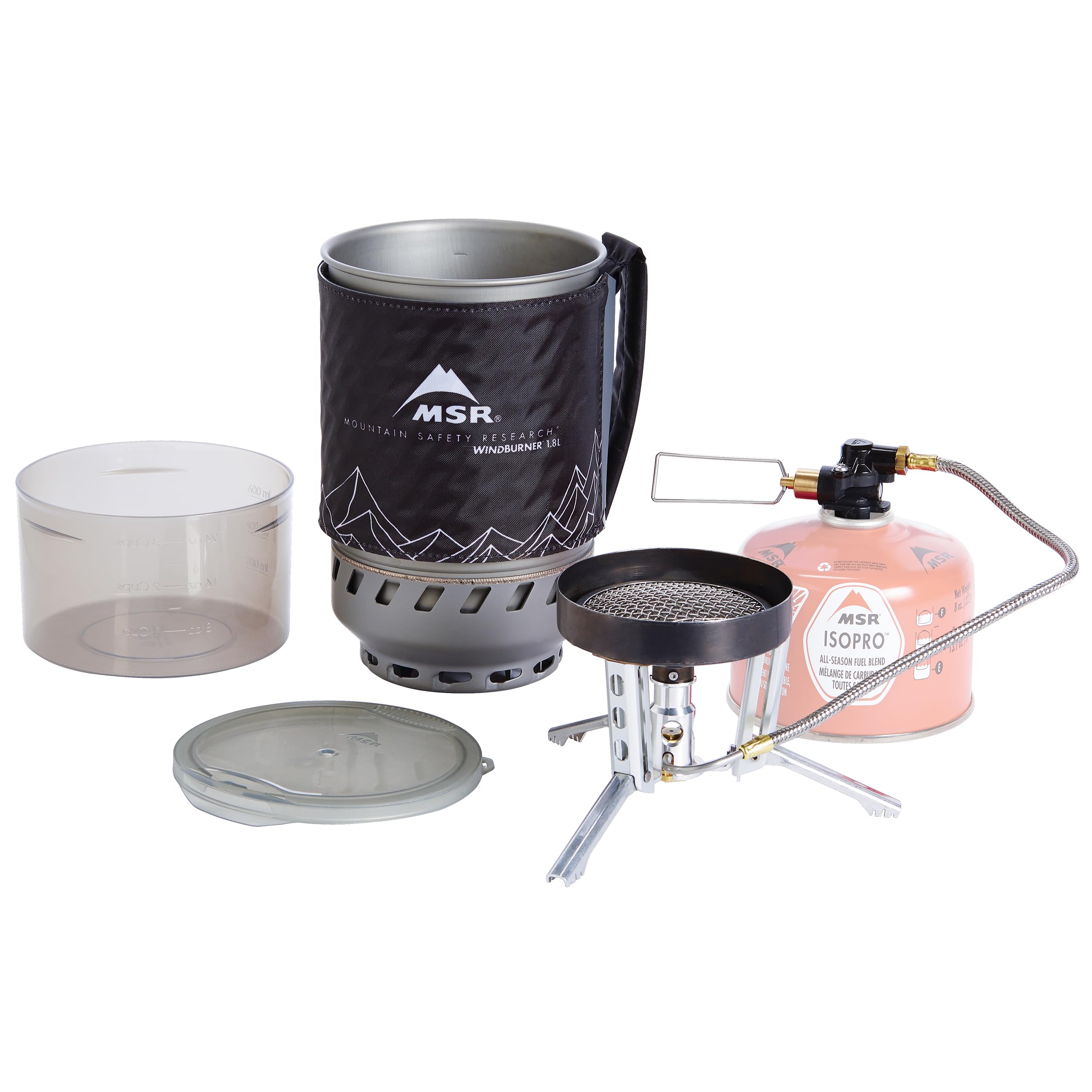 MSR WindBurner Duo PFAS-free DWR coating improves cleanup and environmental friendliness.