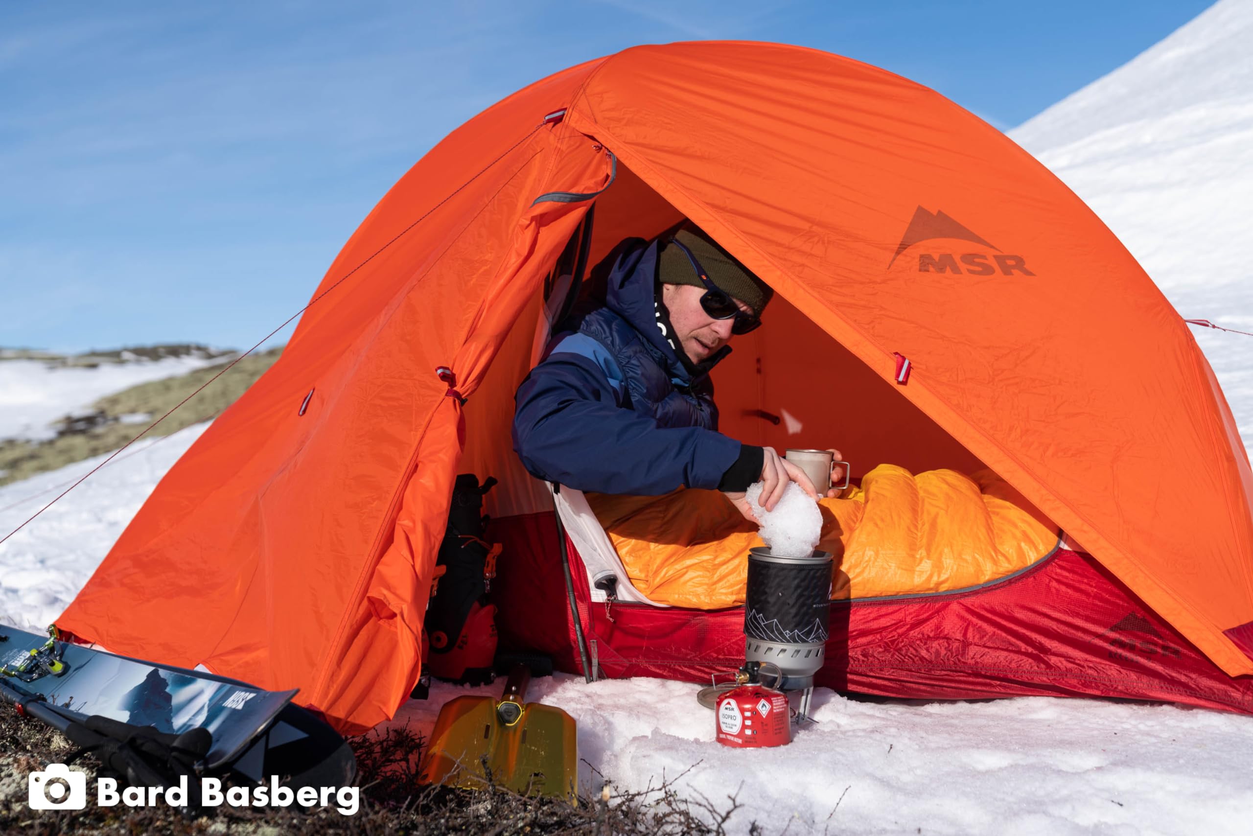 MSR WindBurner Duo compact system nests all parts for easy transport.