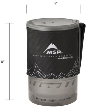 MSR WindBurner Duo self-centering pot keeps coffee steady in rugged camps.