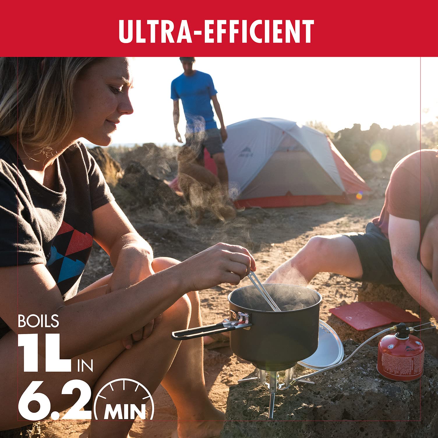 MSR WindBurner compact nesting reduces rattling and pack noise on trail.