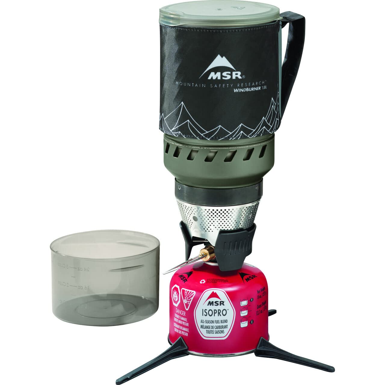MSR WindBurner Duo pot option with 1.8 liters for larger meals