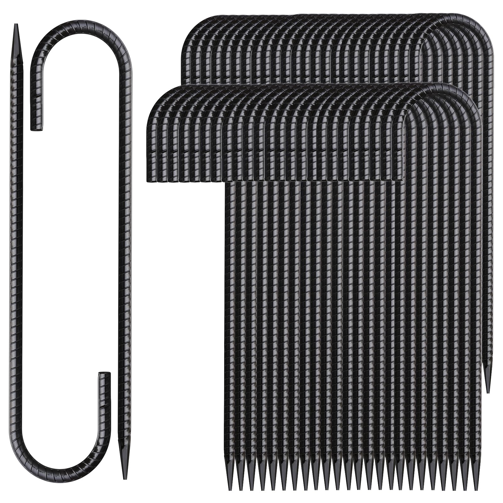 MSWY 12-inch rebar stake bundle for durable outdoor anchoring