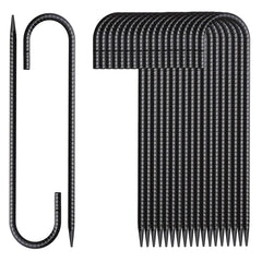 MSWY rebar stakes 16-inch hook illustrating strong ground grip for tents.