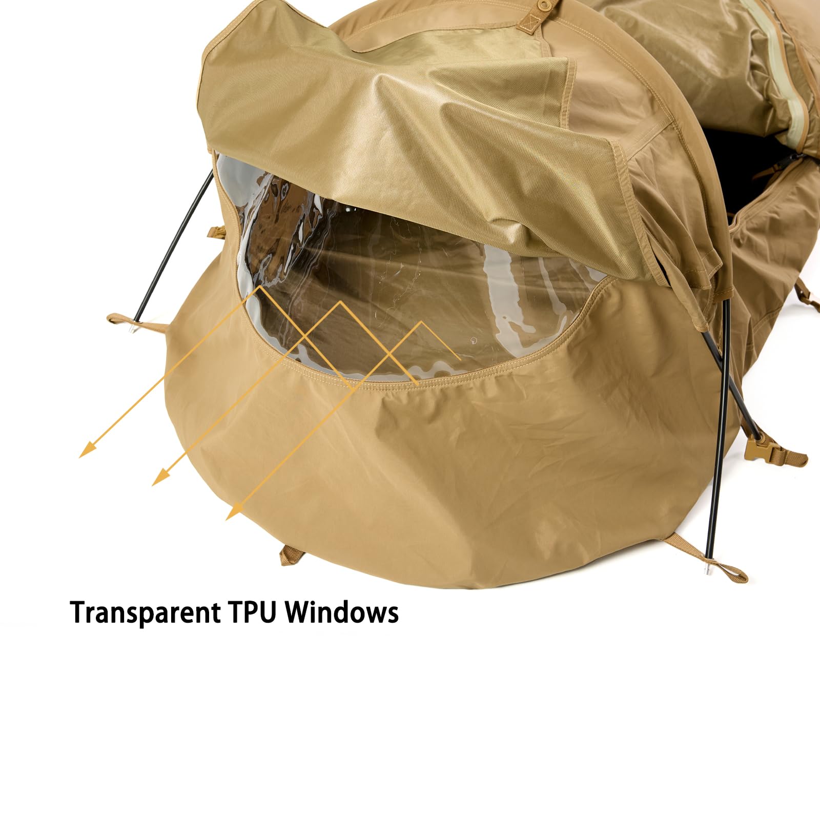 MT Military Hideaway Bivy Cover sets up in under five minutes with minimal fuss.