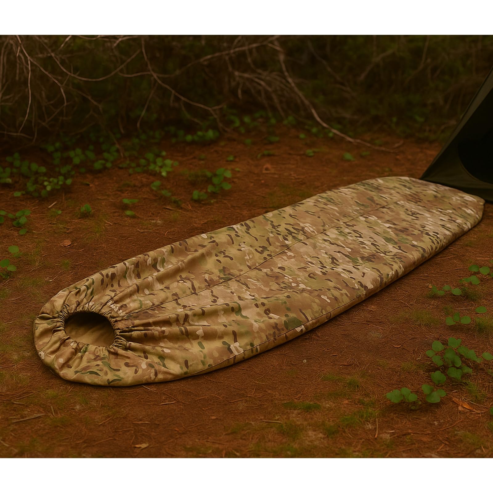 MT Military Nanovee Bivy Cover supports modular use with other bags.