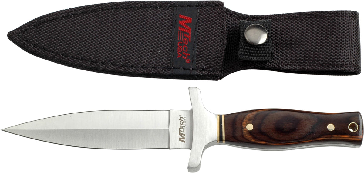 MTech USA MT-20-03 fixed blade knife with satin finish blade