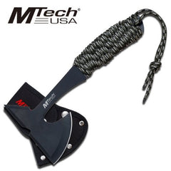 Pakkawood and cord-wrapped handle on MT-600CA for a secure outdoor grip.