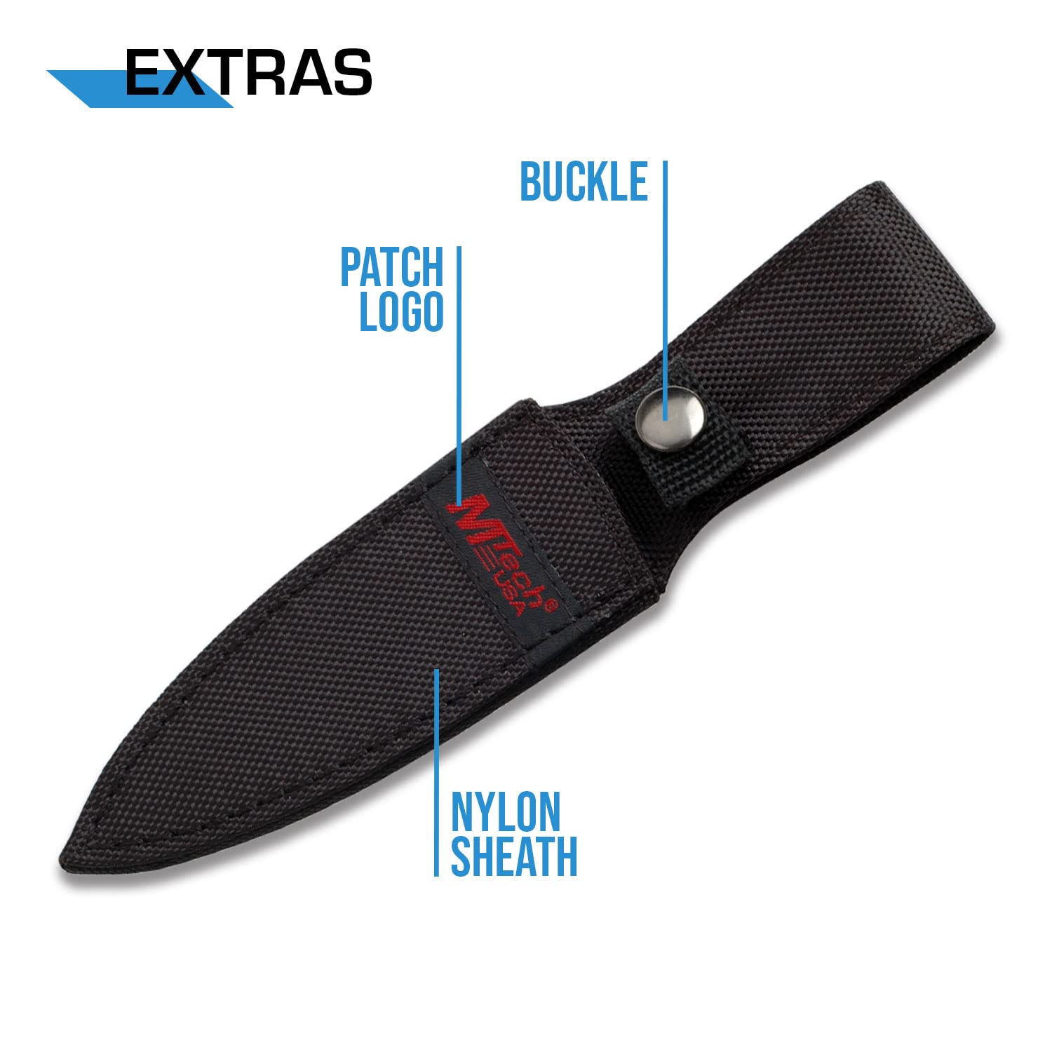 Full-length MT-20-03 fixed blade knife for camping and survival