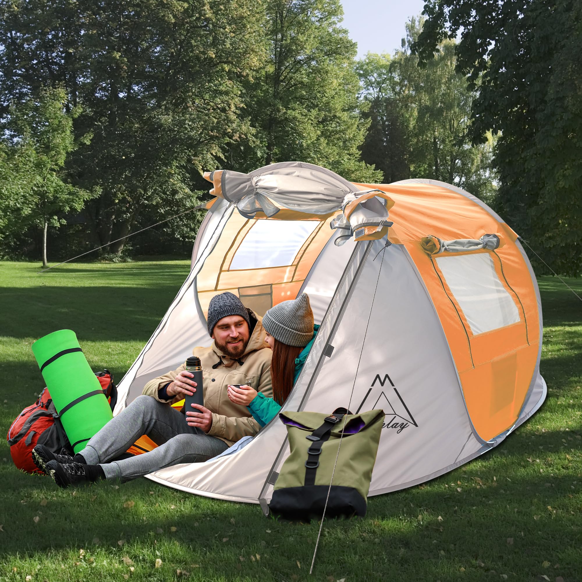 Mtenplay TENPLAY tent folds compactly to fit in small spaces