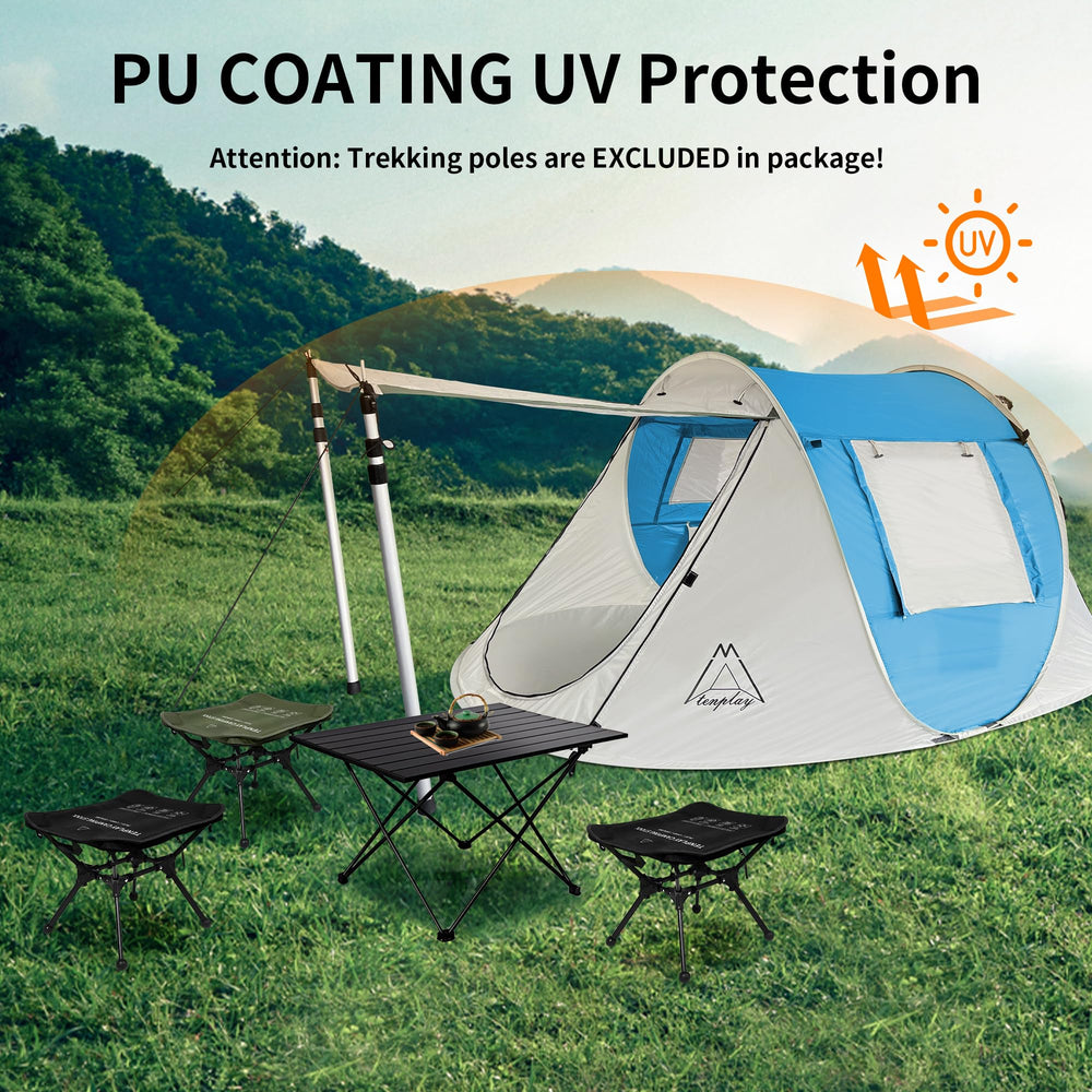 Mtenplay TENPLAY tent shows UV protection and weather-ready shell