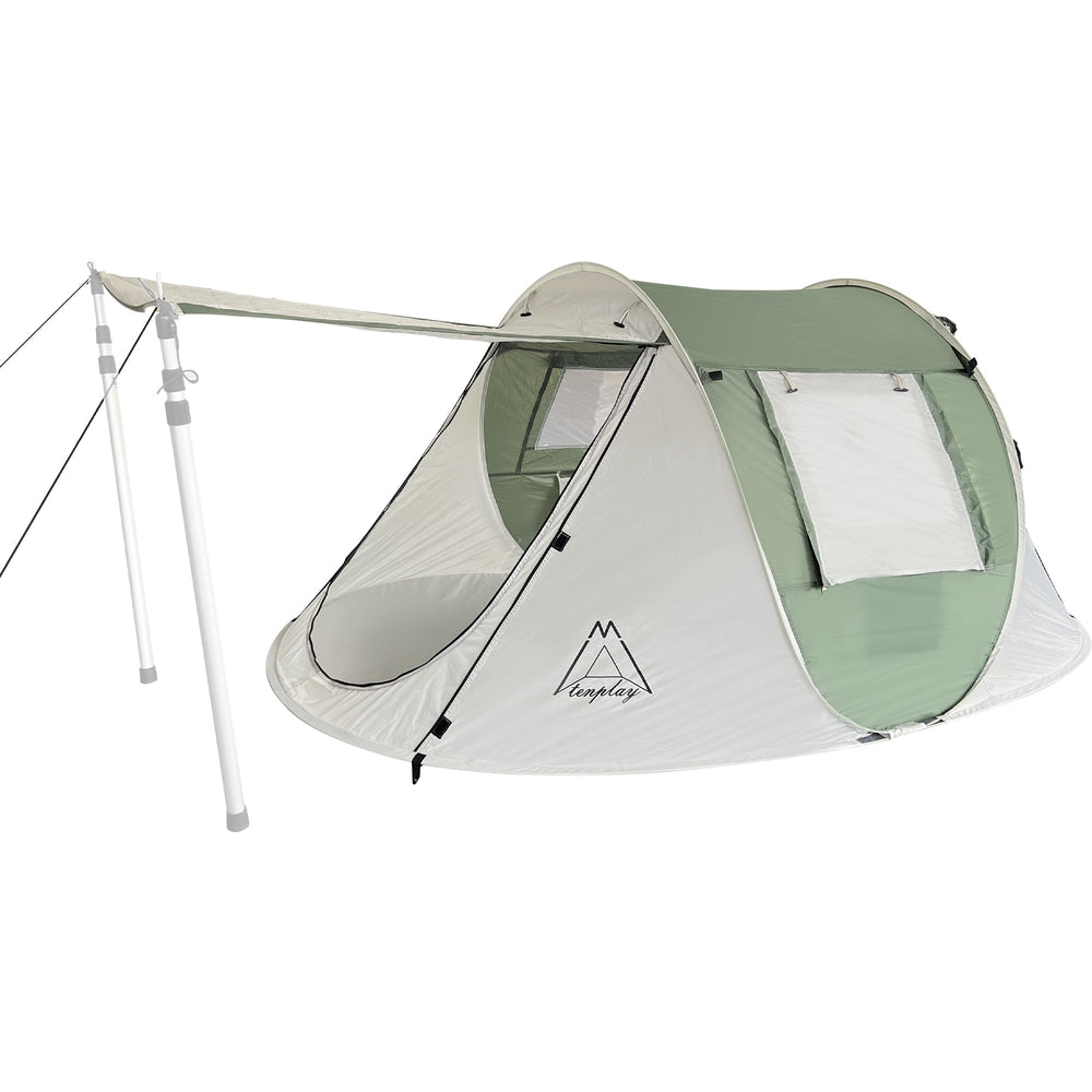 Mtenplay TENPLAY Pop Up Tent setup scene showing instant automatic setup.