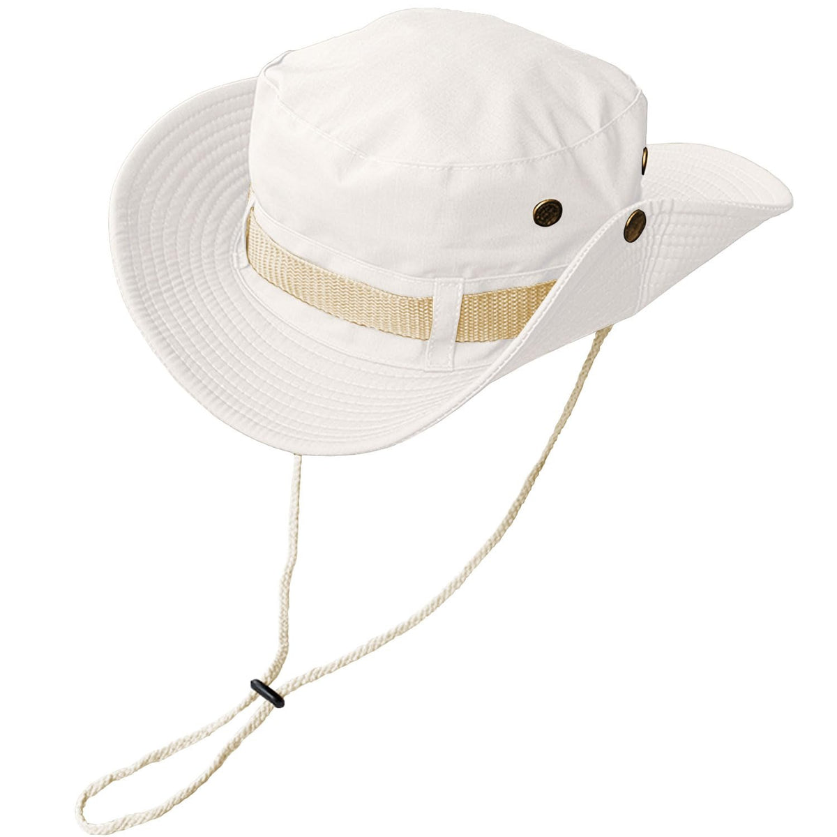 Mtgluk Fishing Hat front view with wide brim