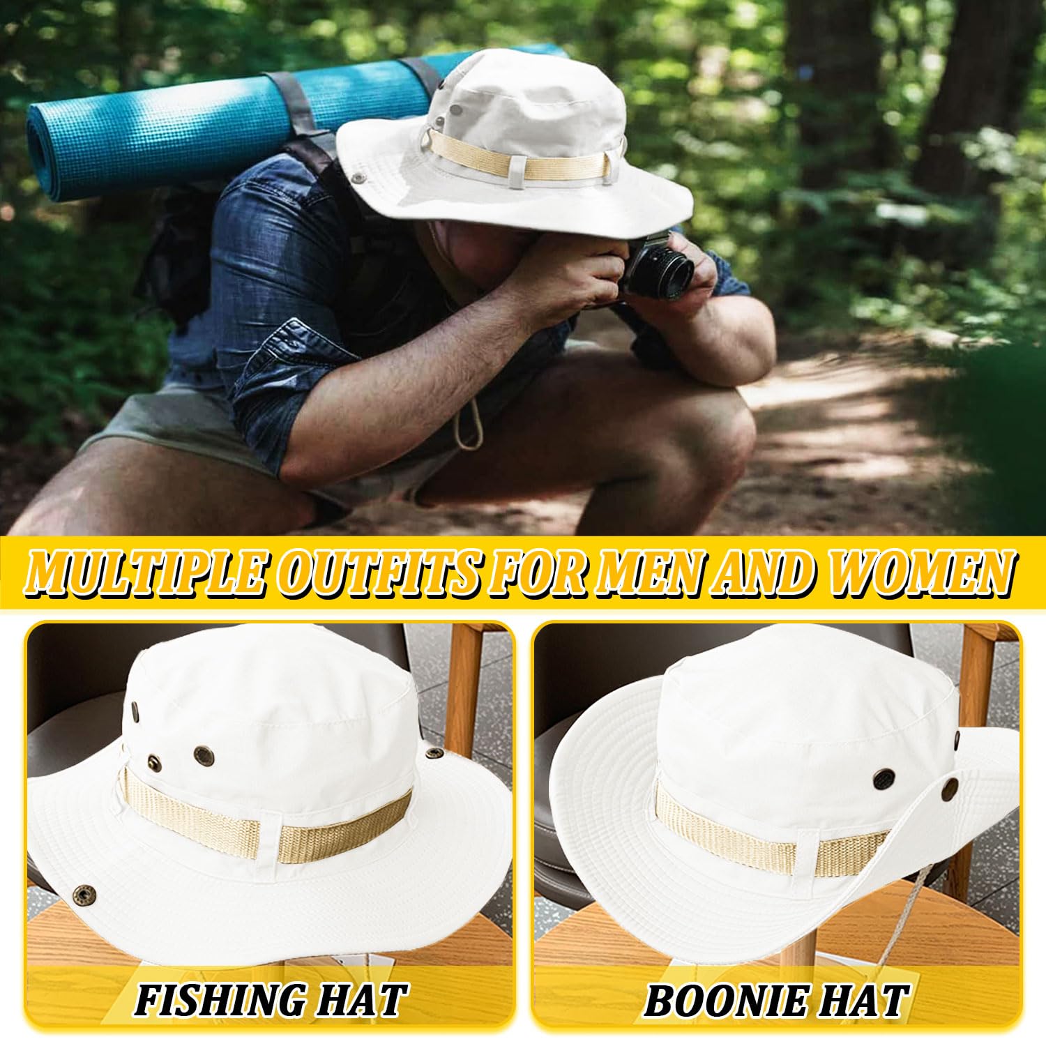 Hat dimensions: circumference, height, and brim size