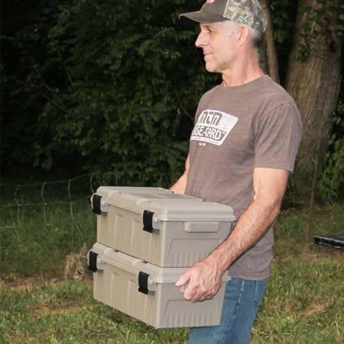 MTM ACDC30 Compact utility crate in-use for gear