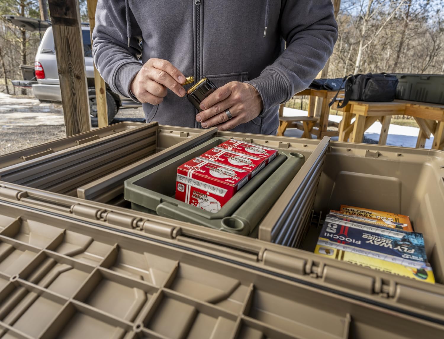 Lock tabs on MTM ACDC50 for added security