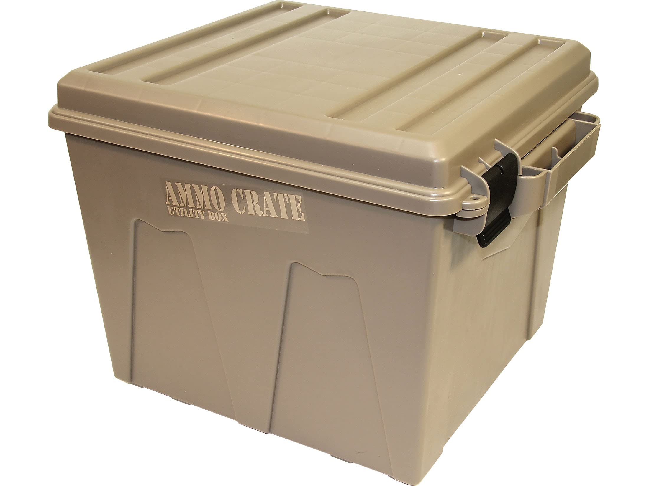 MTM ACR12-72 Ammo Crate Utility Box – front view in Dark Earth