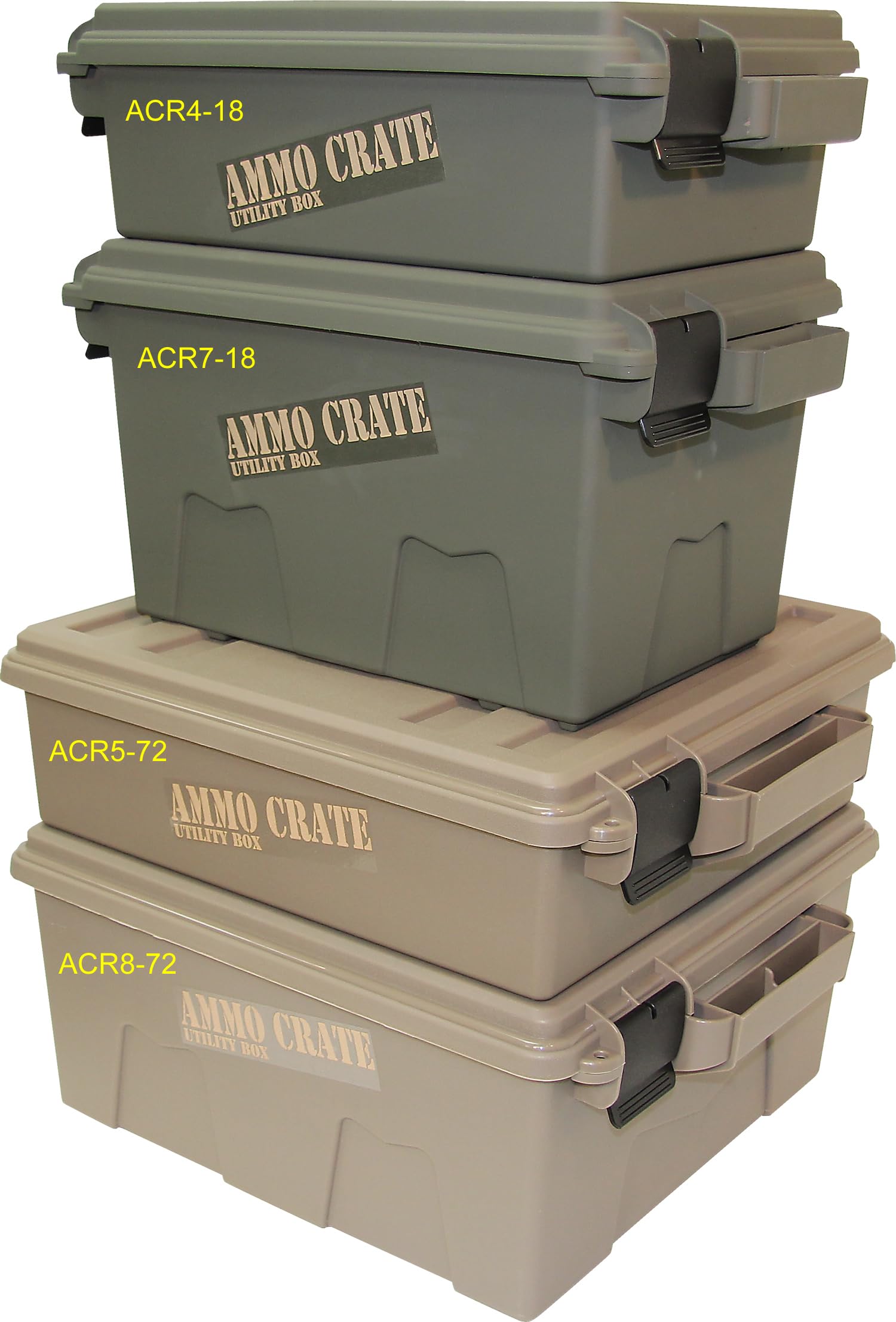 Made in USA MTM ACR7-18 ammo crate in Army Green