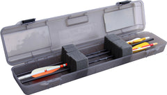 MTM BHCB-41 clear smoke window view highlighting bolts and fletching visibility