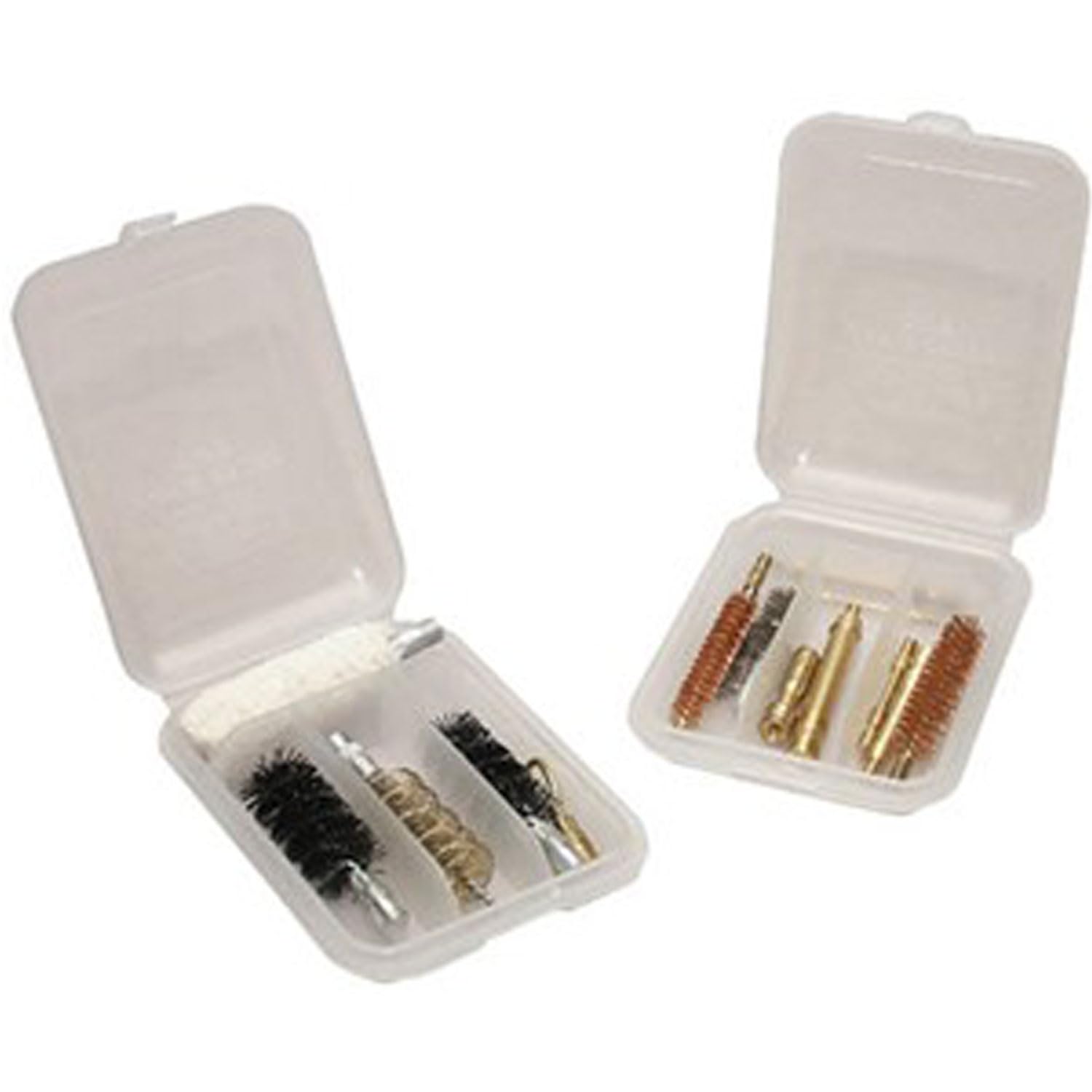 MTM JAG-00 inside view shows organized jags, brushes, and adapters