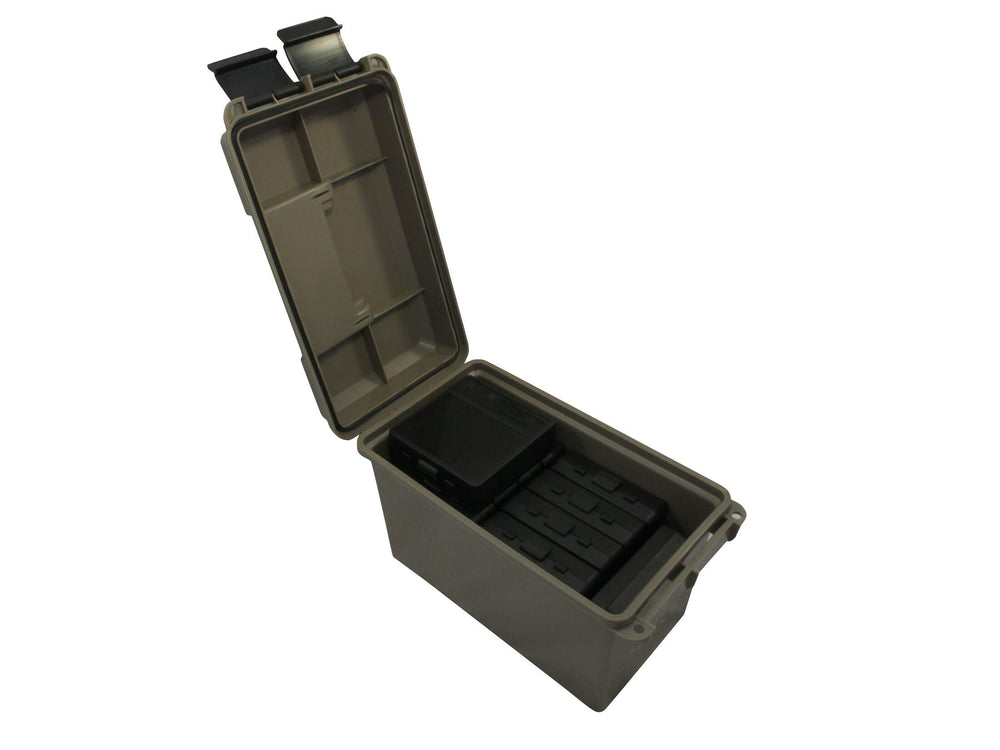 Made in USA label on MTM Case-Gard Ammo Can