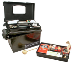 MTM ML1-40 Muzzle Loader Dry Box – front view, black