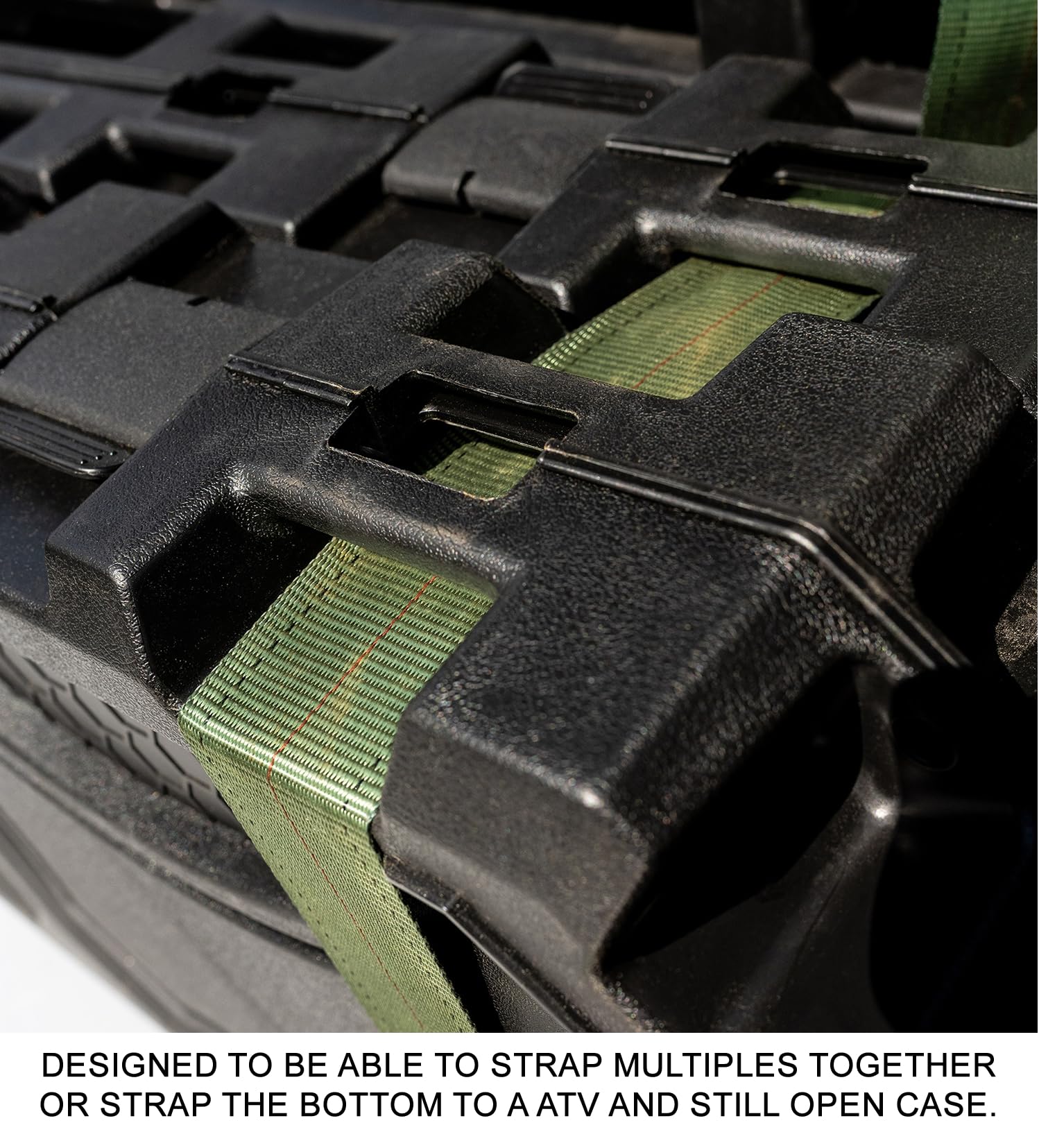 Handle height on MTM RC42T Tactical Rifle Case at 12.6 inches