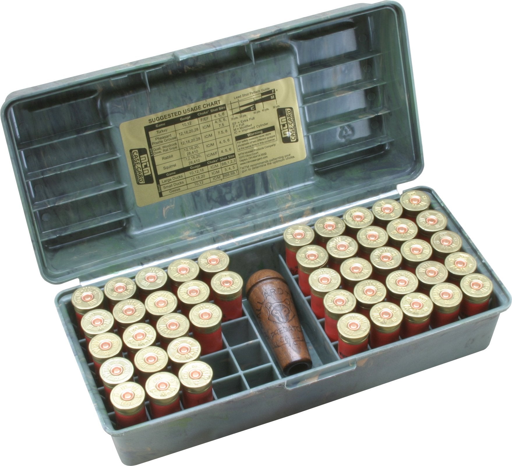 MTM SF-50-12-09 12 gauge shotshell handled case in wild camo
