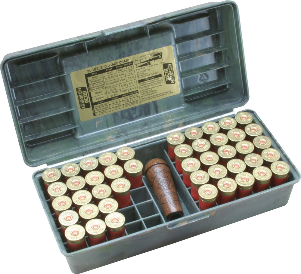 MTM SF-50-12-09 12 gauge shotshell handled case in wild camo