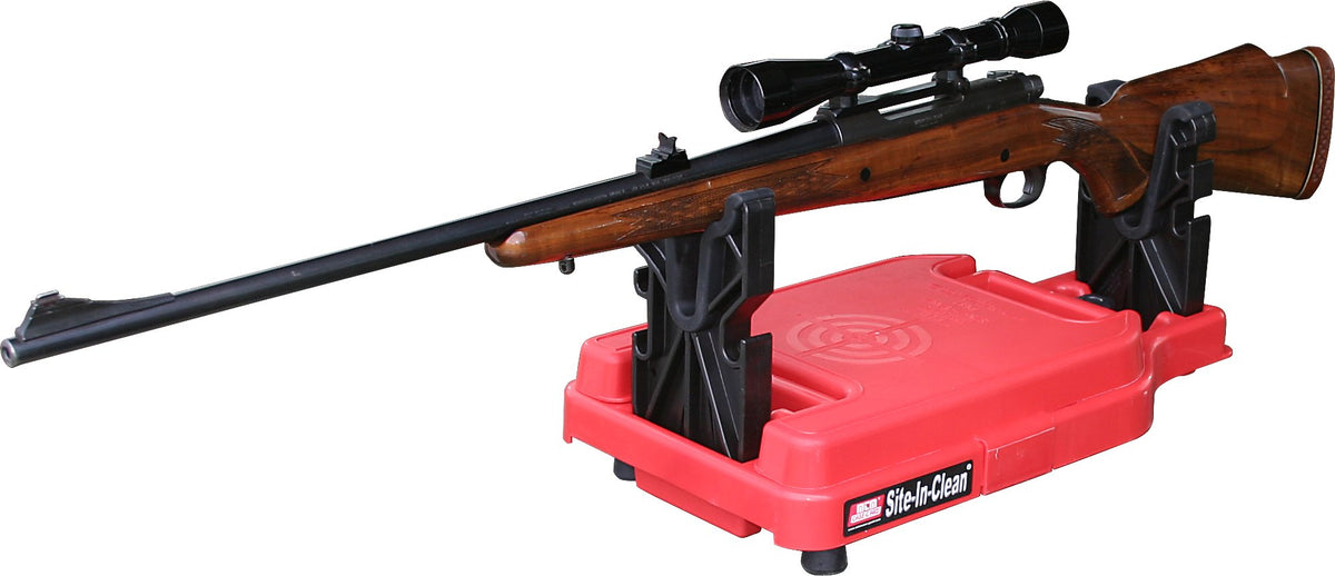 MTM SNCR-30 site-in-clean rest front view shows non-marring grip for rifles