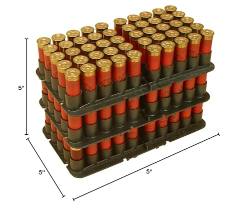 USA-made MTM ST-12-40 50-round shotshell tray in black