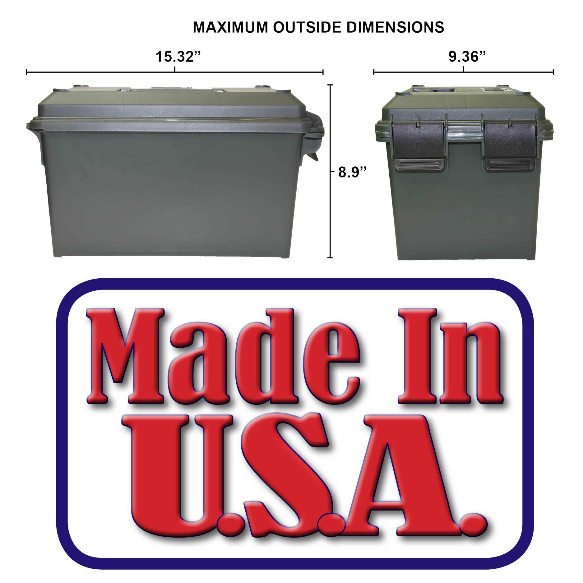 Dual latches securing MTM TMC15 Mag Can