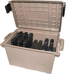 Stackable MTM TMC308 magazine can with secure design