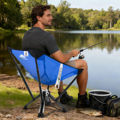 MTRVR A-Series chair highlights aircraft-grade aluminum frame for durable outdoors.