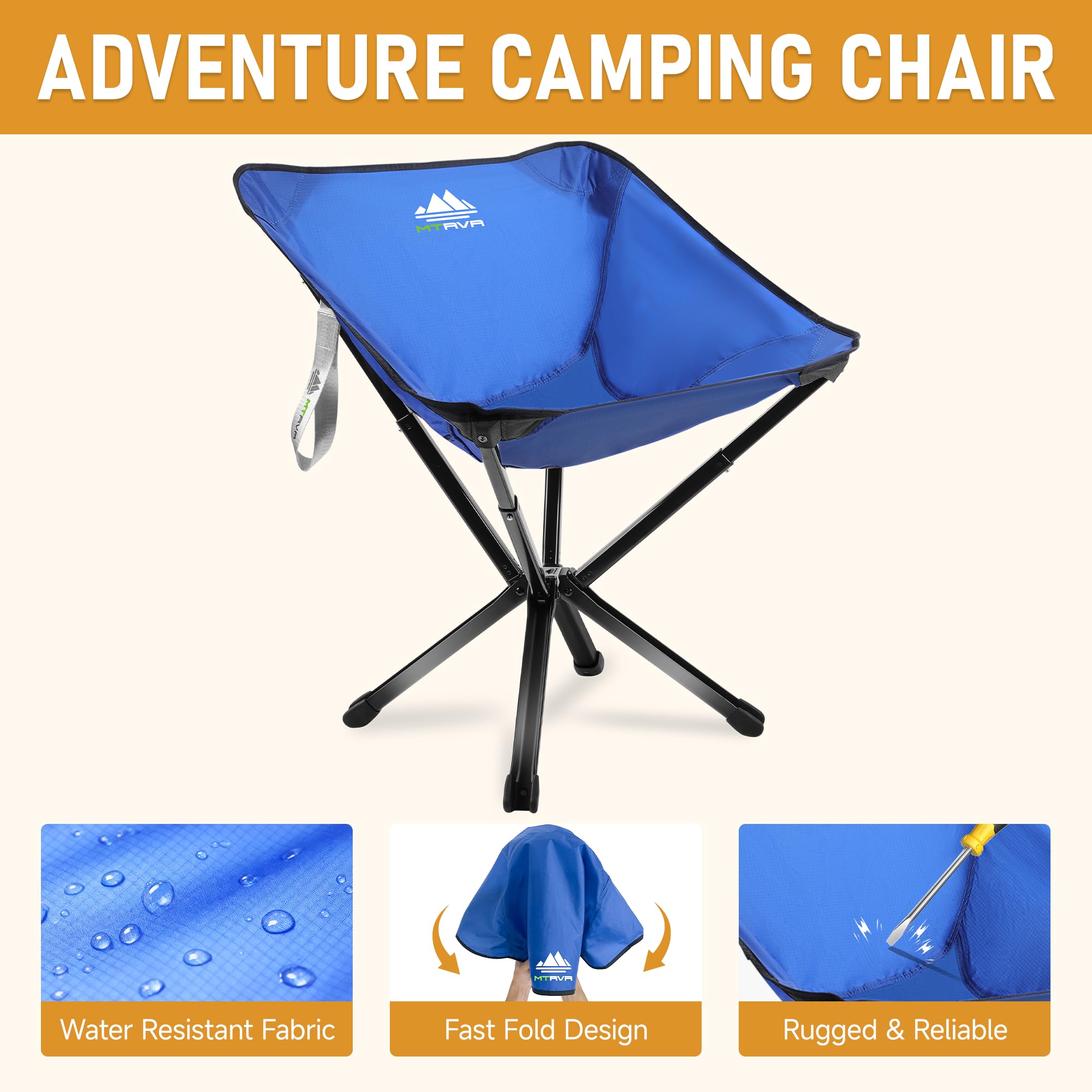 MTRVR ripstop fabric seat combining durability with breathable comfort