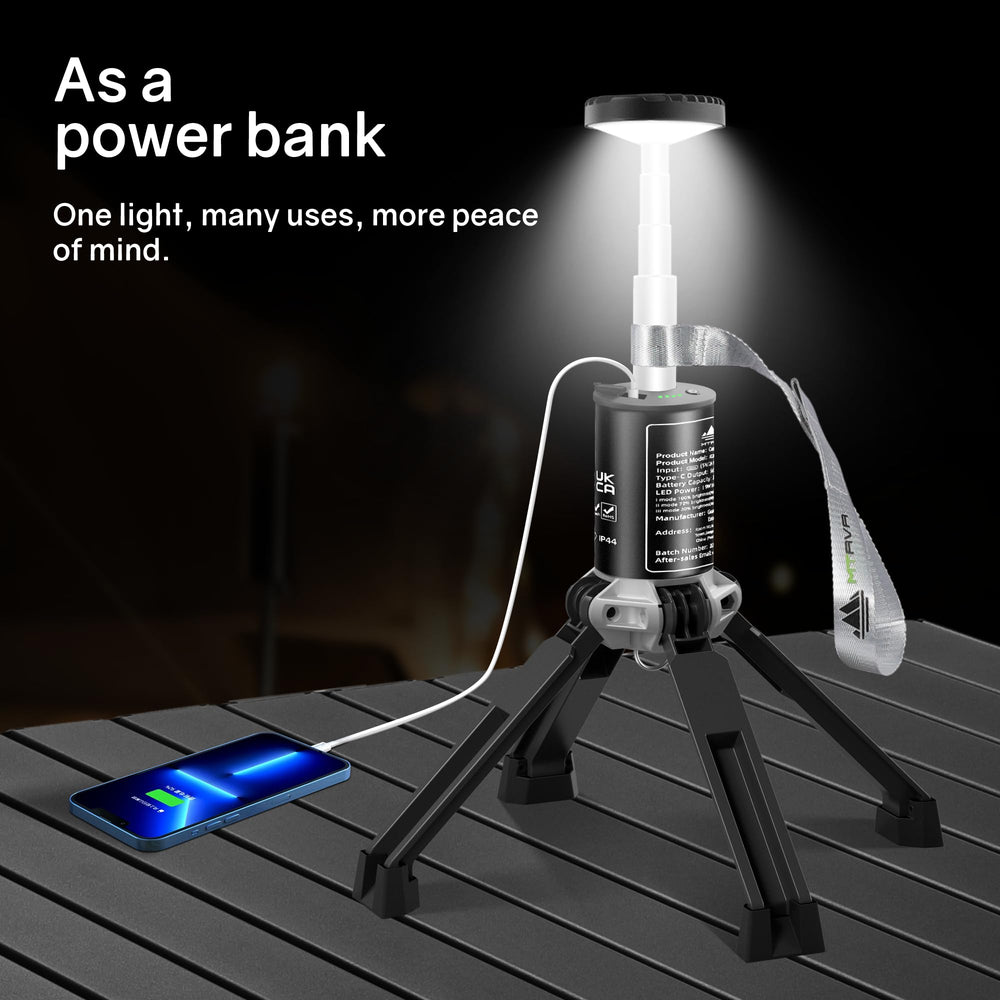 MTRVR light beams coverage for outdoor dining and map reading