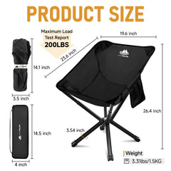MTRVR premium aluminum frame delivers sturdy 200 lb support