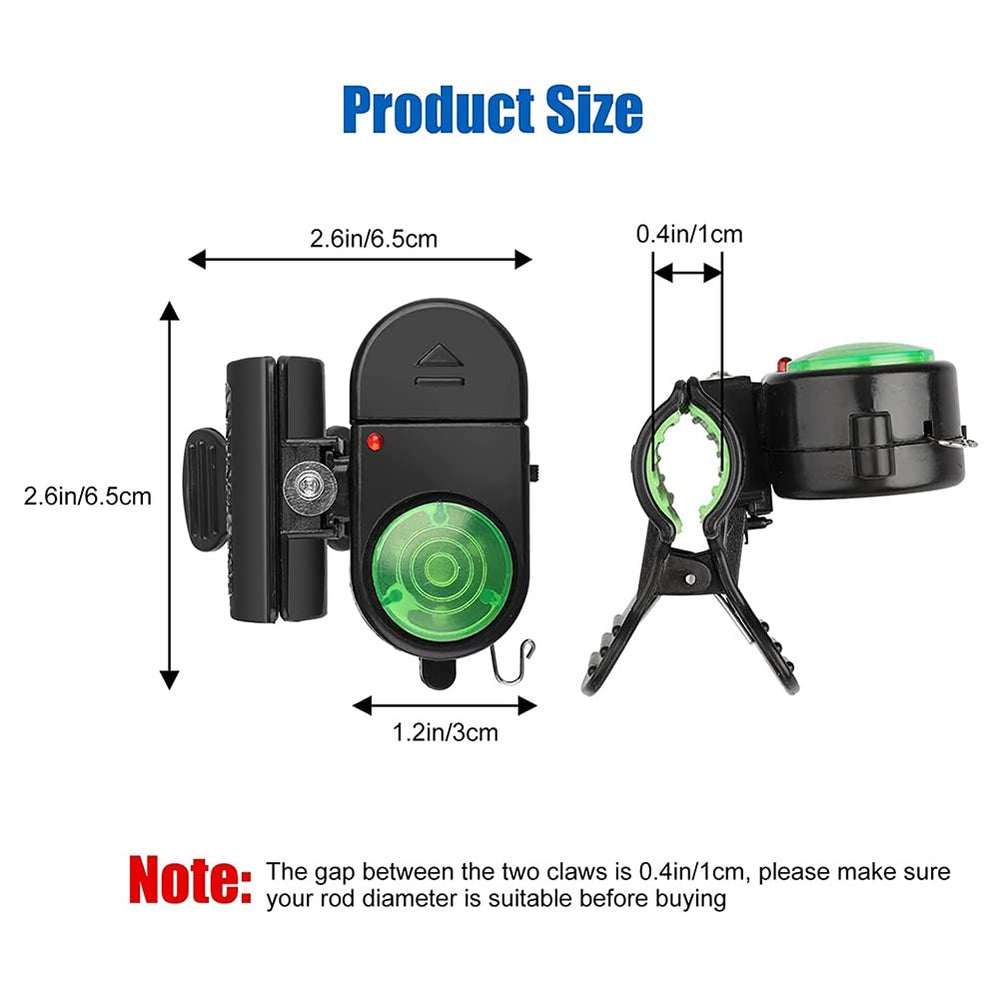 Adjustable sensitivity dial on MuNanshan bite alarm