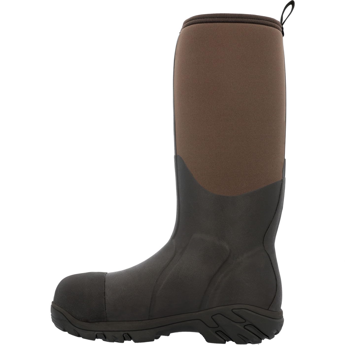 MUCK Arctic Pro steel toe highlights protective feature for impact-prone environments
