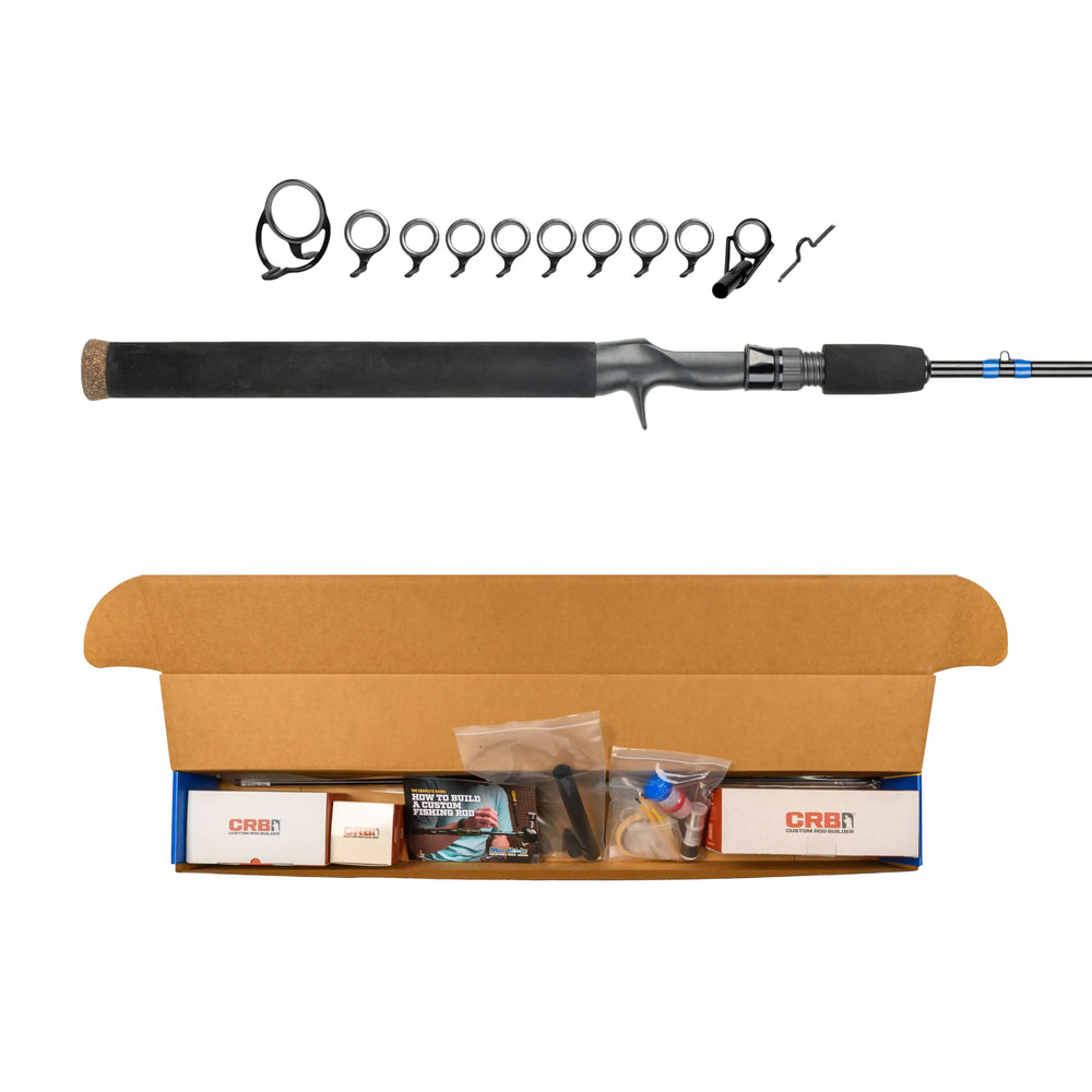 Mud Hole premium components with reel seat and guides for durable performance.
