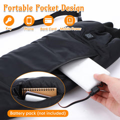Mudder heated hand warmer muff USB powered for convenient on-site warmth